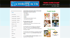 Desktop Screenshot of fawknerchiropractic.com.au